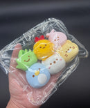 6 large Sumikko Gurashi taba squishy toy
