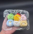 6 large Sumikko Gurashi taba squishy toy