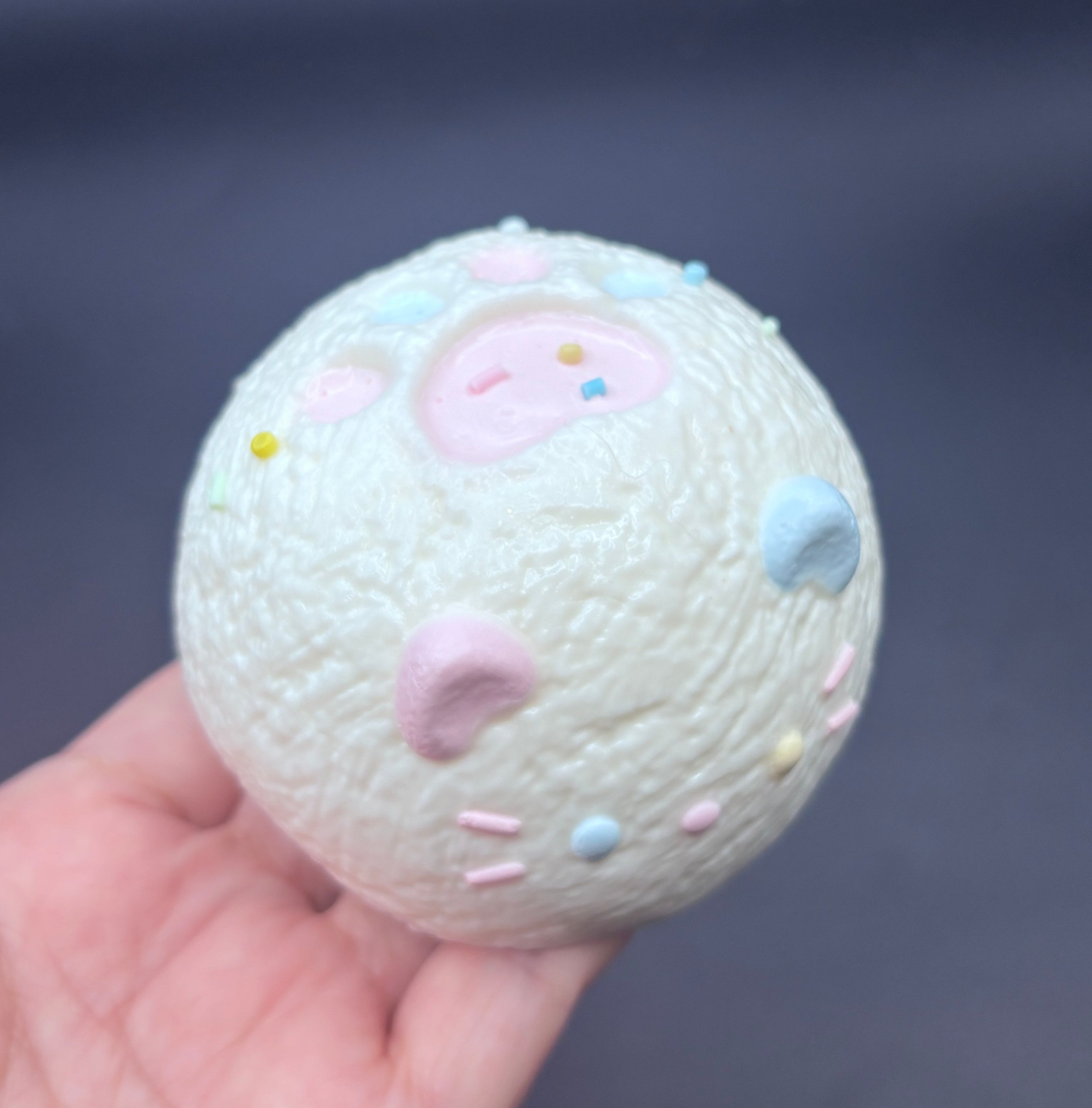 Frozen Butter Colorful kitten ball with cat paw scar taba squishy (tiny defective)