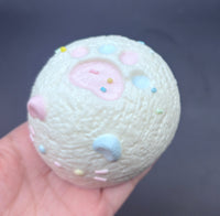 Frozen Butter Colorful kitten ball with cat paw scar taba squishy (tiny defective)