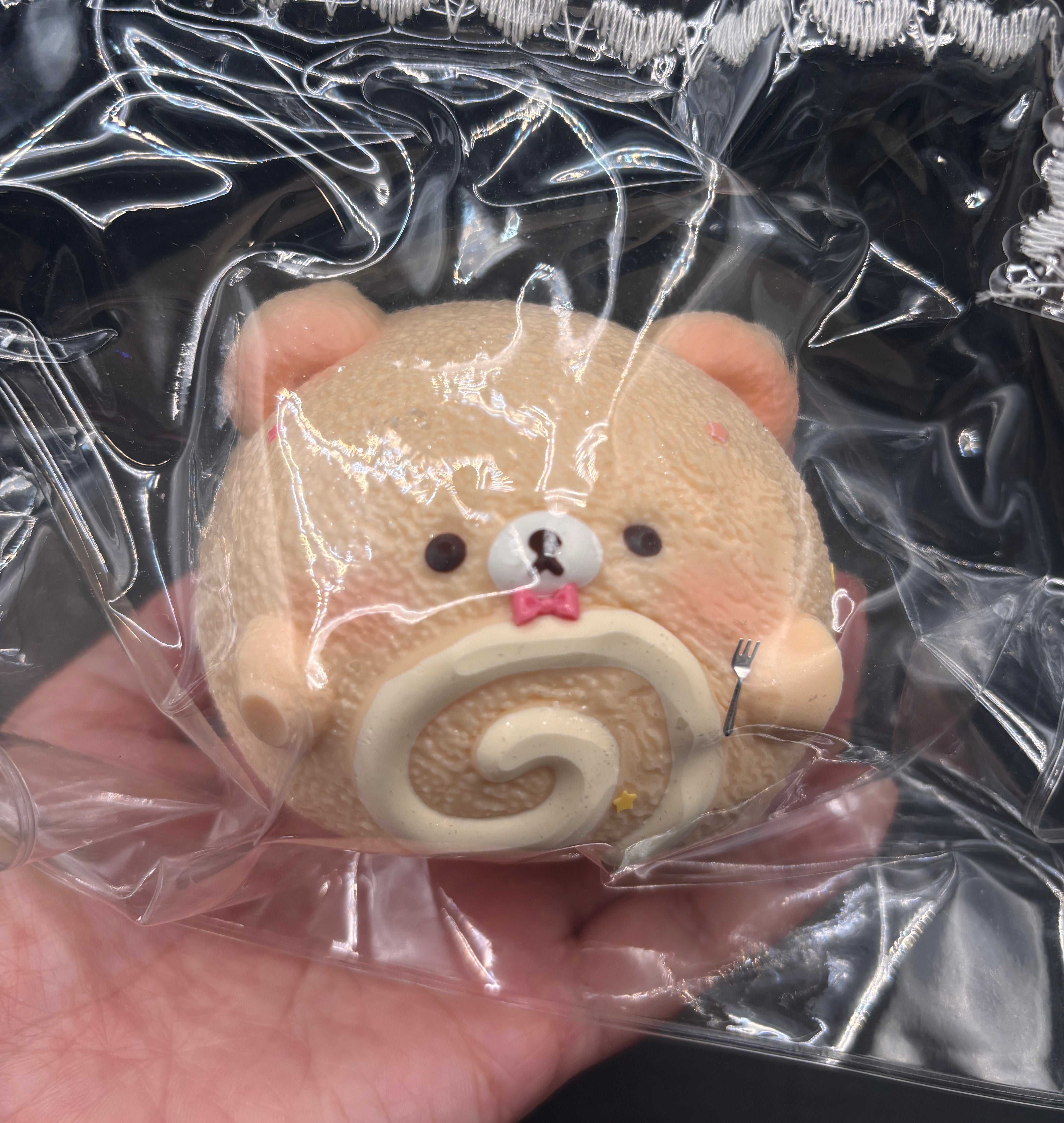 Large cute frozen butter Rilakkuma bun  taba squishy