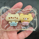 Pack of 2 kitty n mouse twin mini soft taba squishy