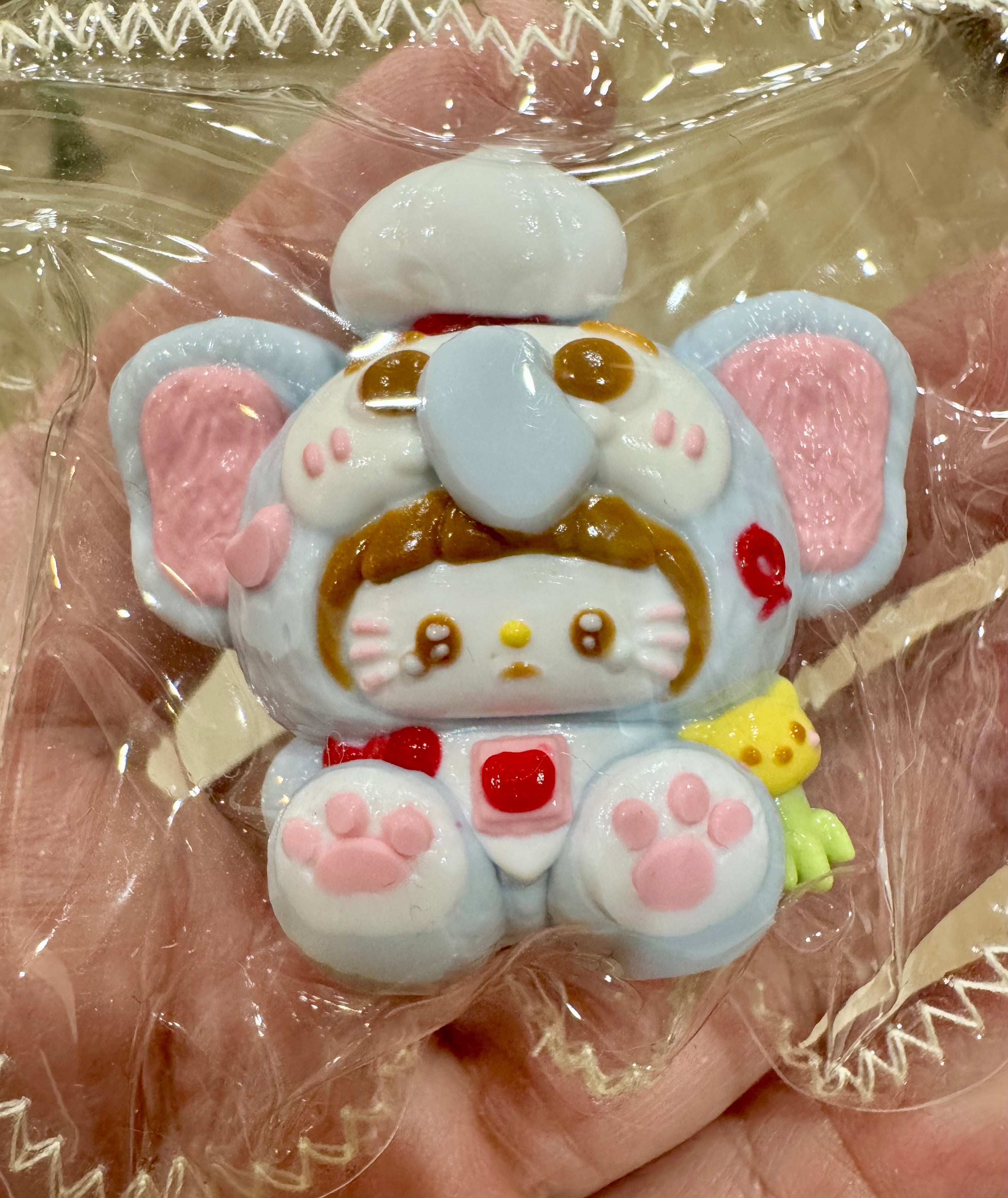 elephant costume baby mini Taba squishy keychain