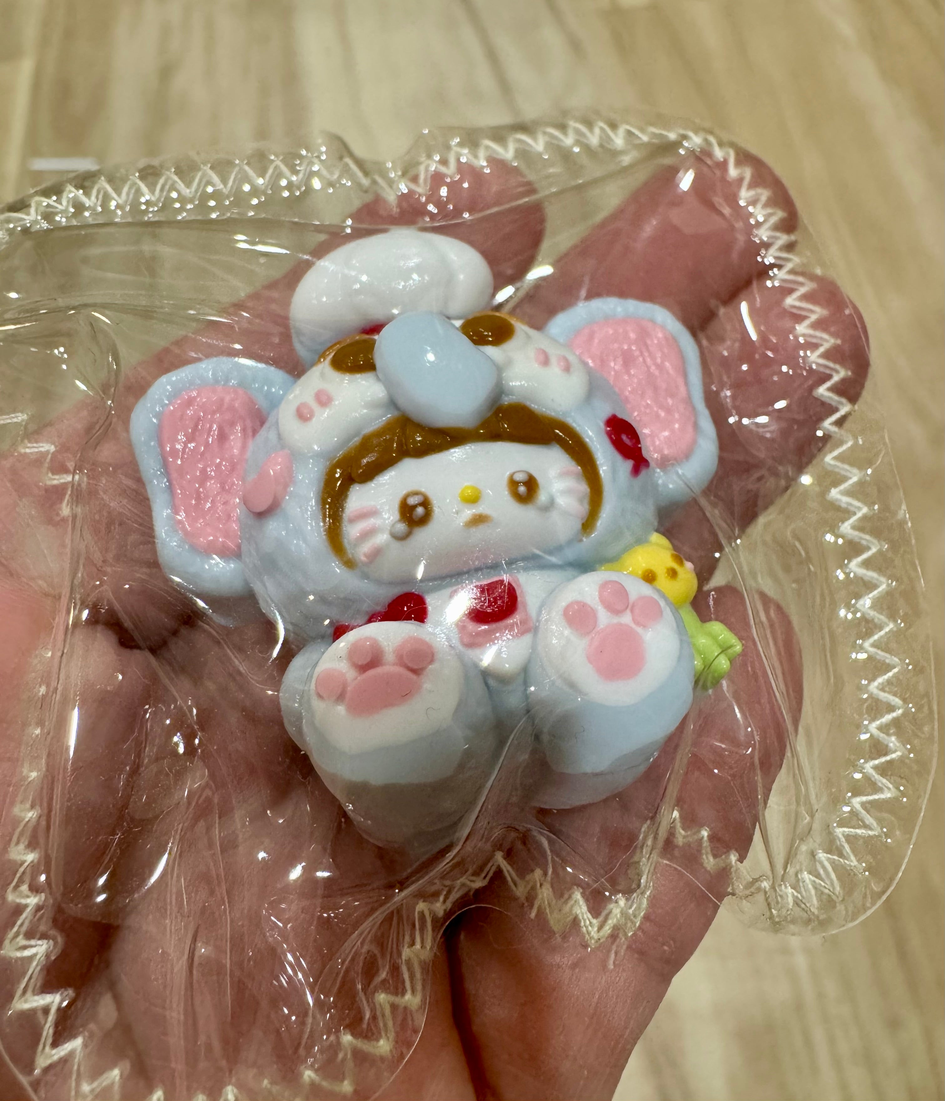 elephant costume baby mini Taba squishy keychain
