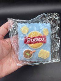 Super detailed and soft potato chip taba  taba squishy toy