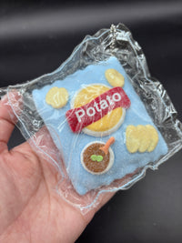 Super detailed and soft potato chip taba  taba squishy toy