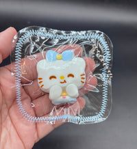 Mini Kitty keychain cute soft taba squishy