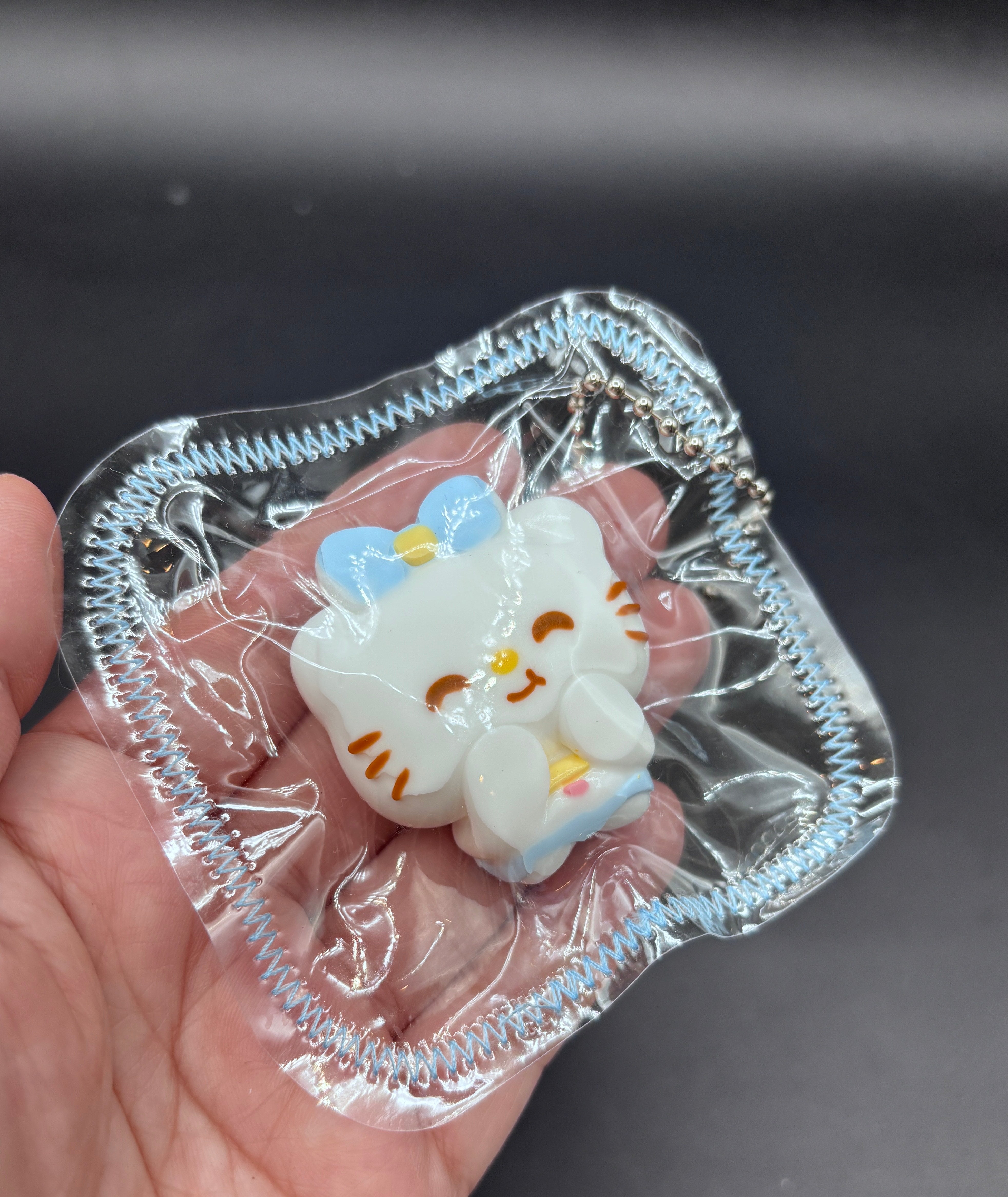 Mini Kitty keychain cute soft taba squishy