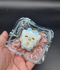 Mini Kitty keychain cute soft taba squishy
