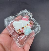 Mini Kitty keychain cute soft taba squishy