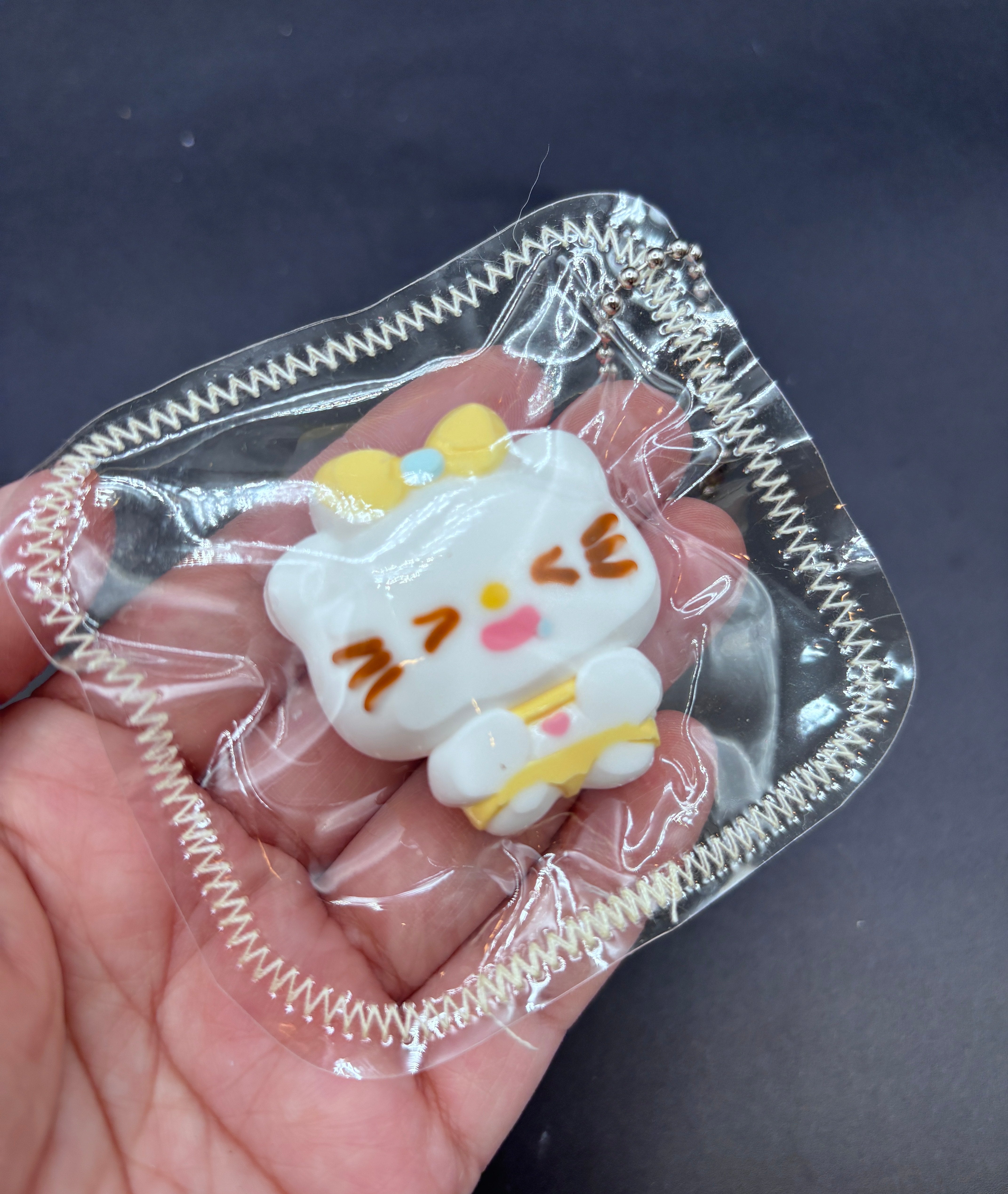 Mini Kitty keychain cute soft taba squishy