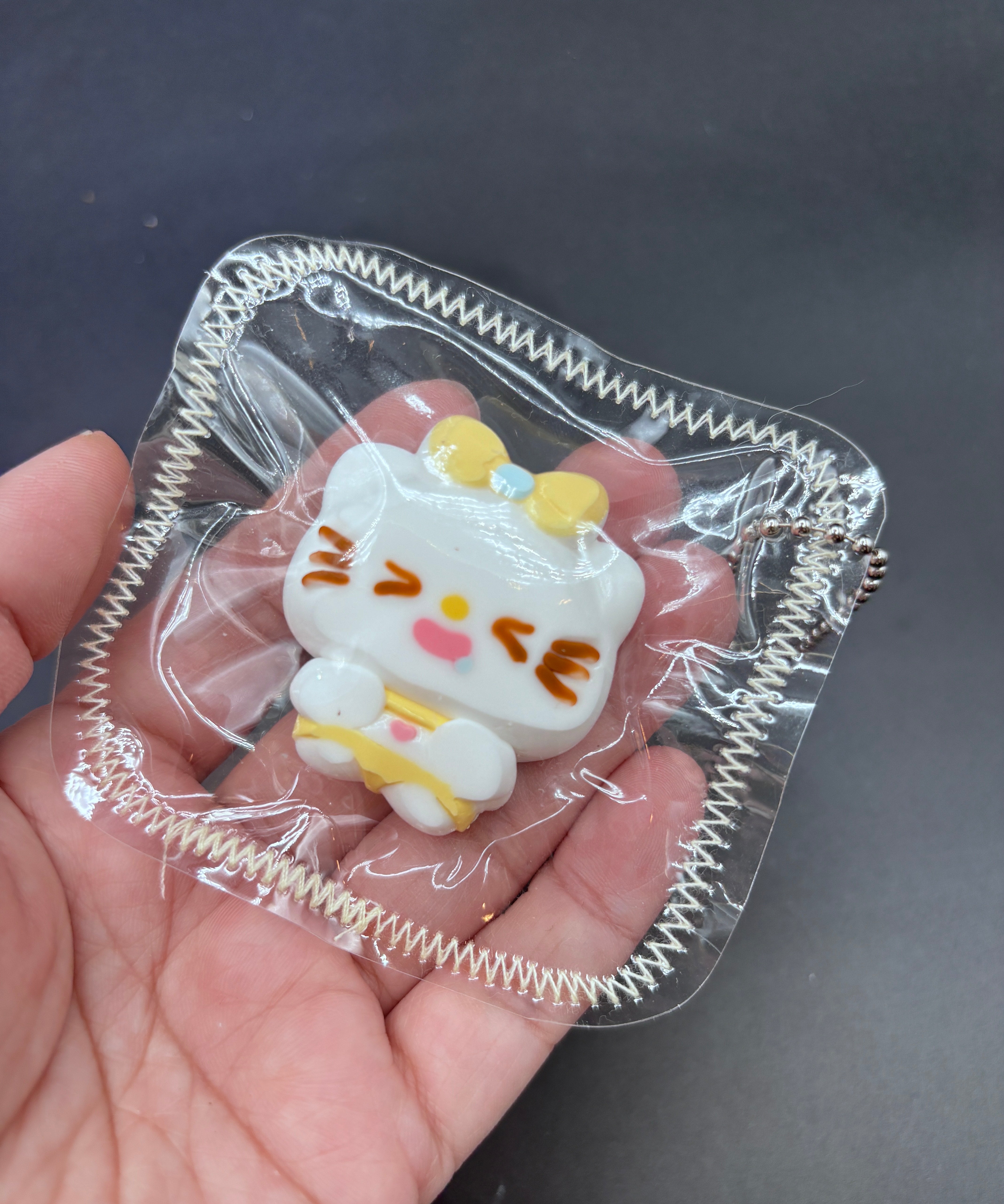 Mini Kitty keychain cute soft taba squishy