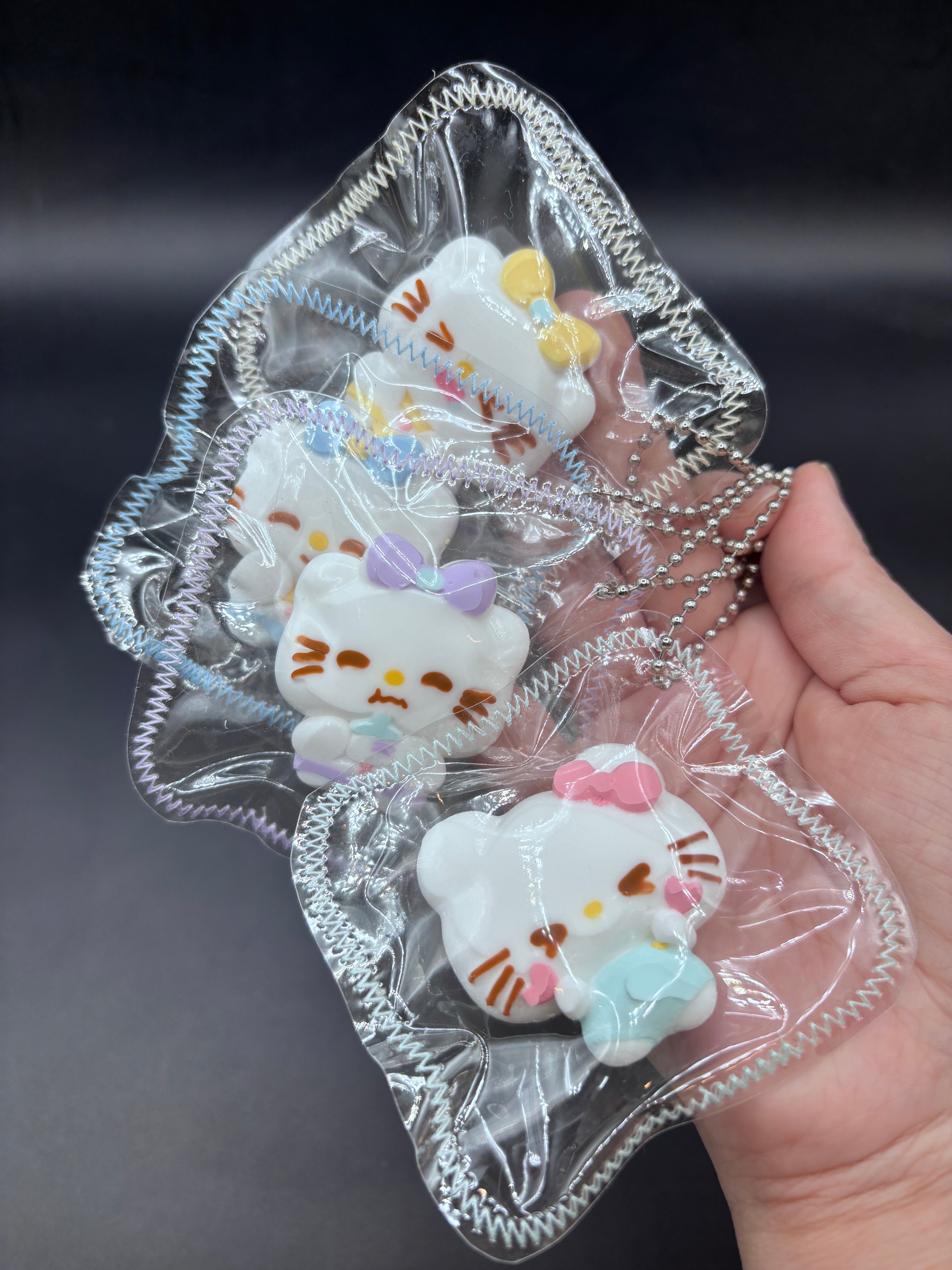 Mini Kitty keychain cute soft taba squishy