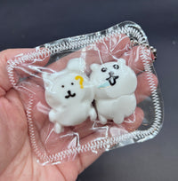 mini twin bear keychain taba squishy (random)