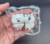 mini twin bear keychain taba squishy (random)