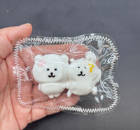mini twin bear keychain taba squishy (random)
