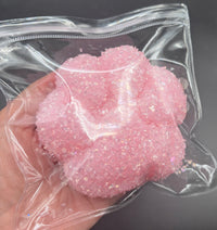 Extra large crystal crunch pink Cat Paw Squishy Toy super soft 200g