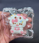 mini kitty keychain soft taba squishy