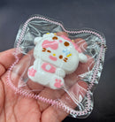 mini kitty keychain soft taba squishy