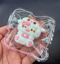 mini kitty keychain soft taba squishy