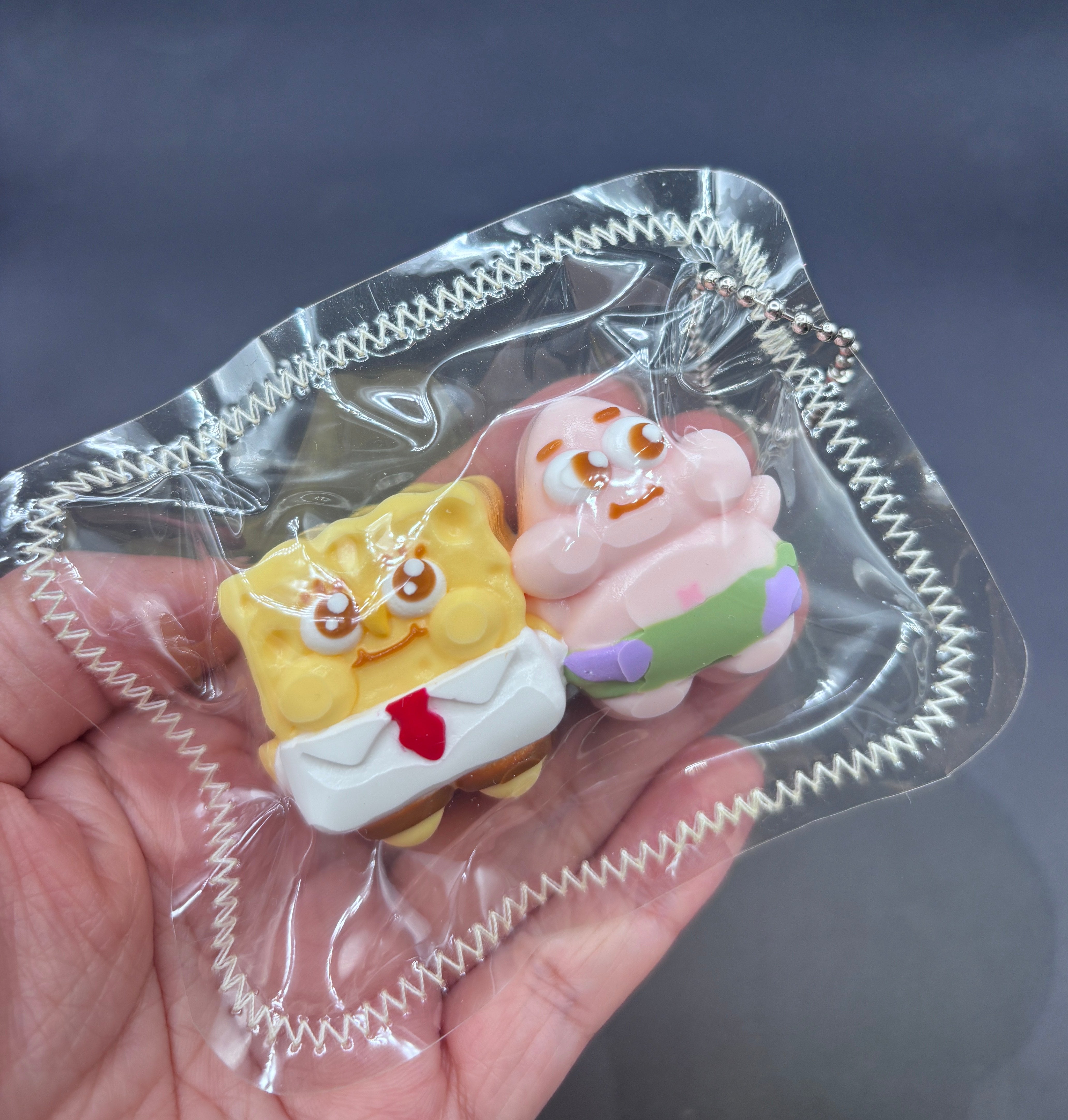 Mini keychain SpongeBob & PatrickStar Taba Squishy Toy