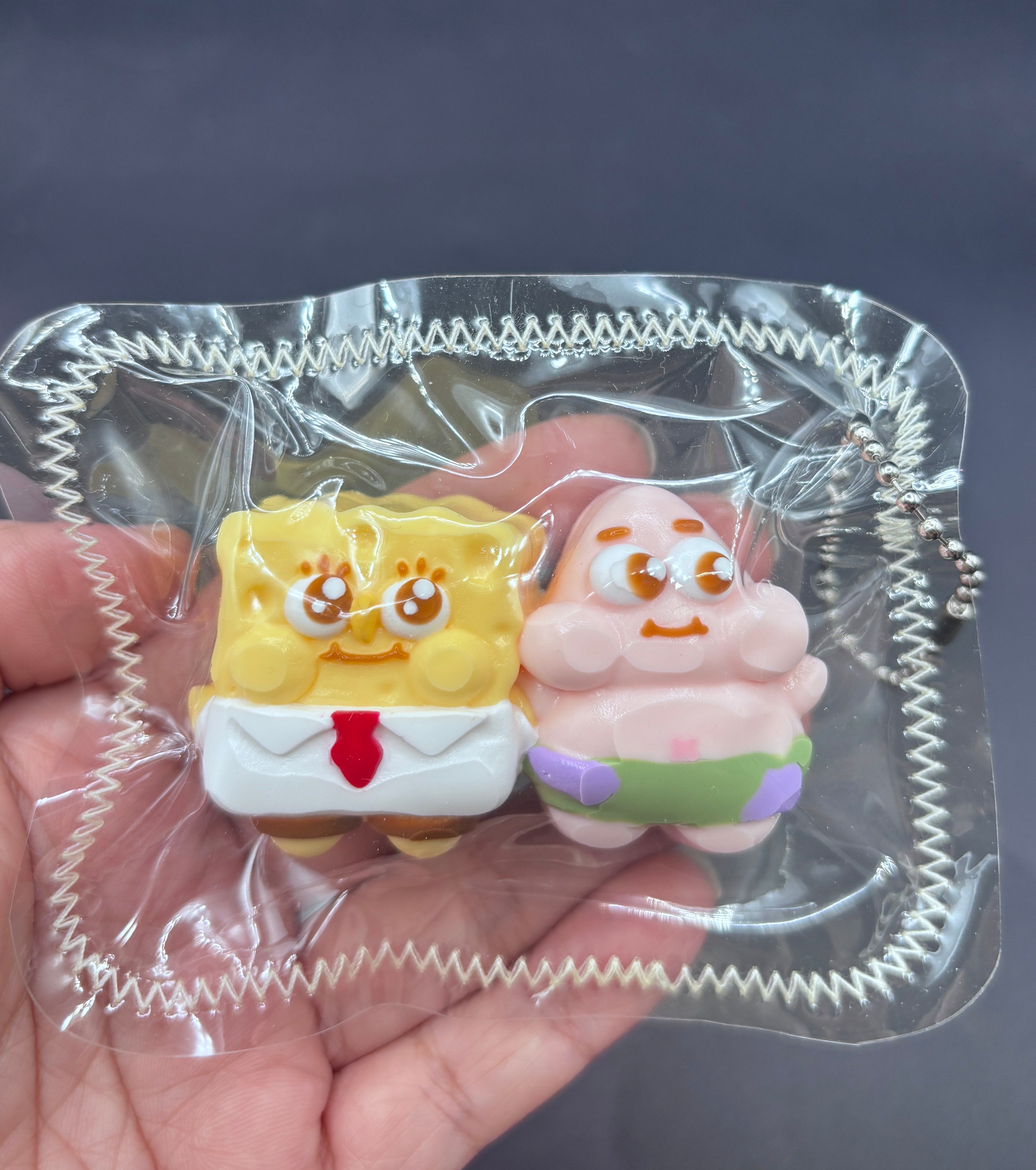 Mini keychain SpongeBob & PatrickStar Taba Squishy Toy
