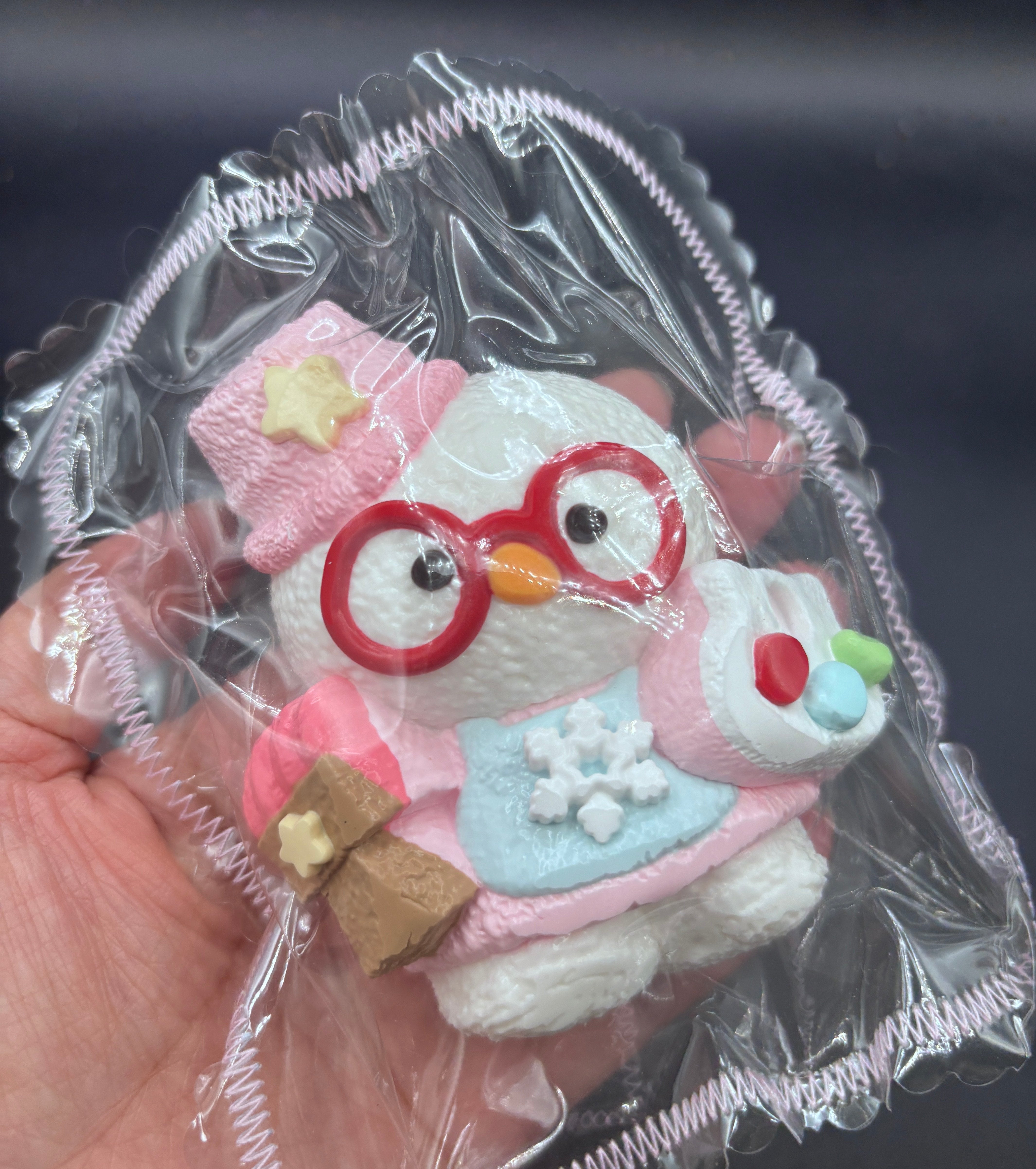 Artist penguin detailed Taba Squishy Toy