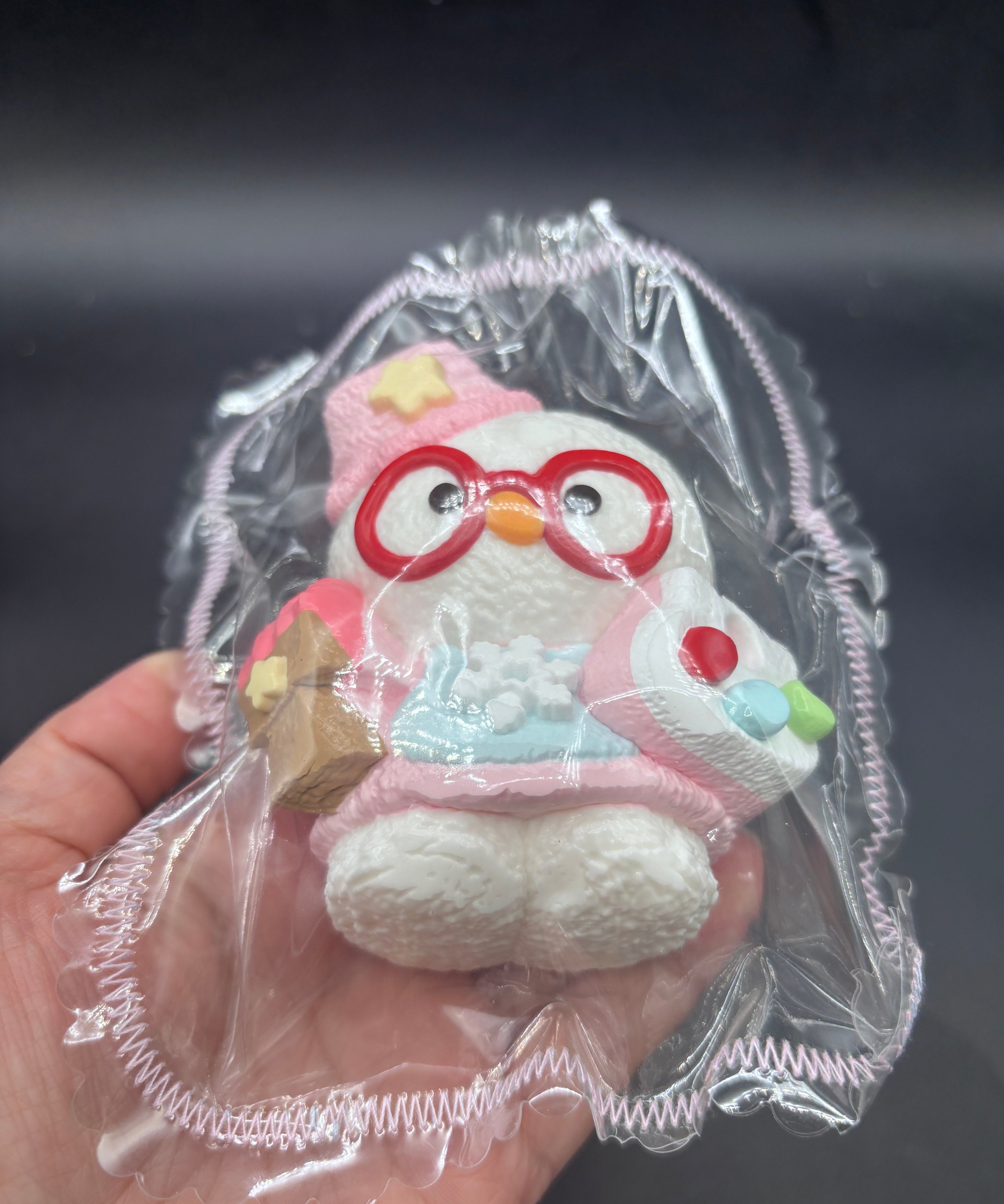 Artist penguin detailed Taba Squishy Toy