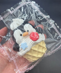 penguin cone with cream detailed Taba Squishy Toy