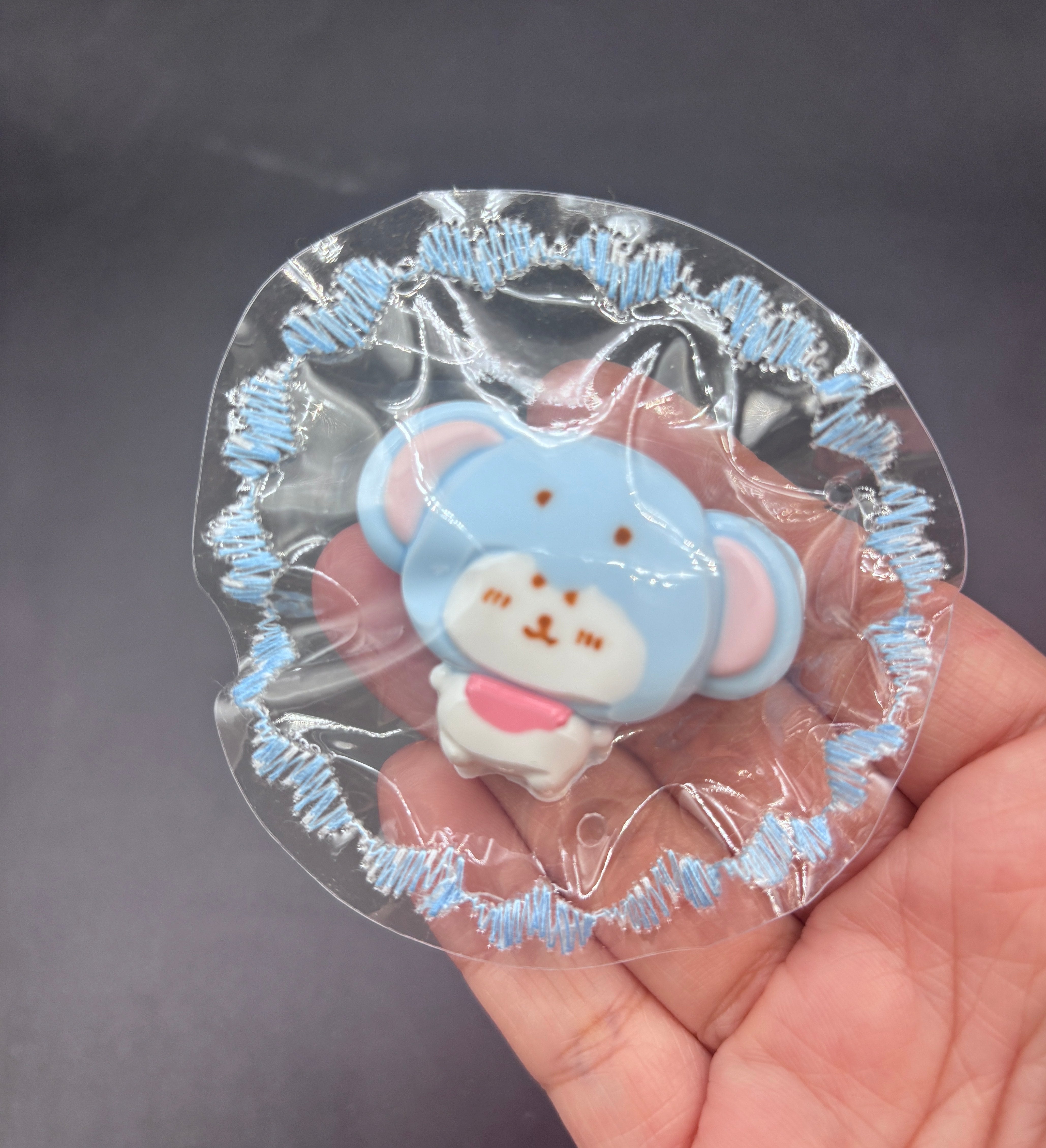 mini  bear keychain taba squishy