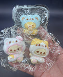 Mini kitty series keychain taba squishy