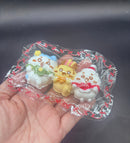Super cute pack of 3  detailed cw taba squishy