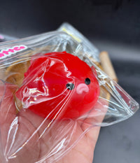 clear puffer fish soft taba squishy