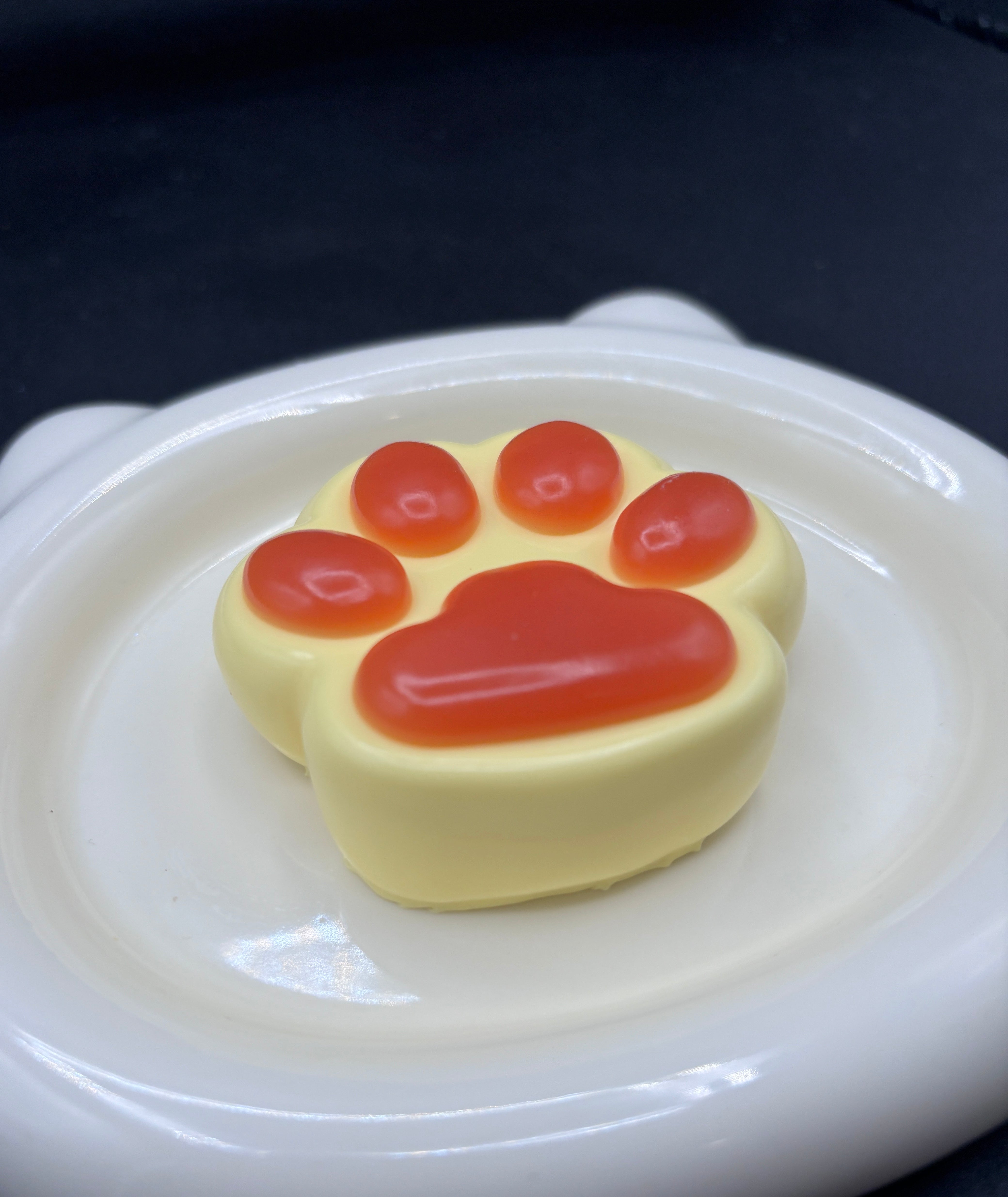 Handmade Cheesecake Cat Paw Squishy Toy