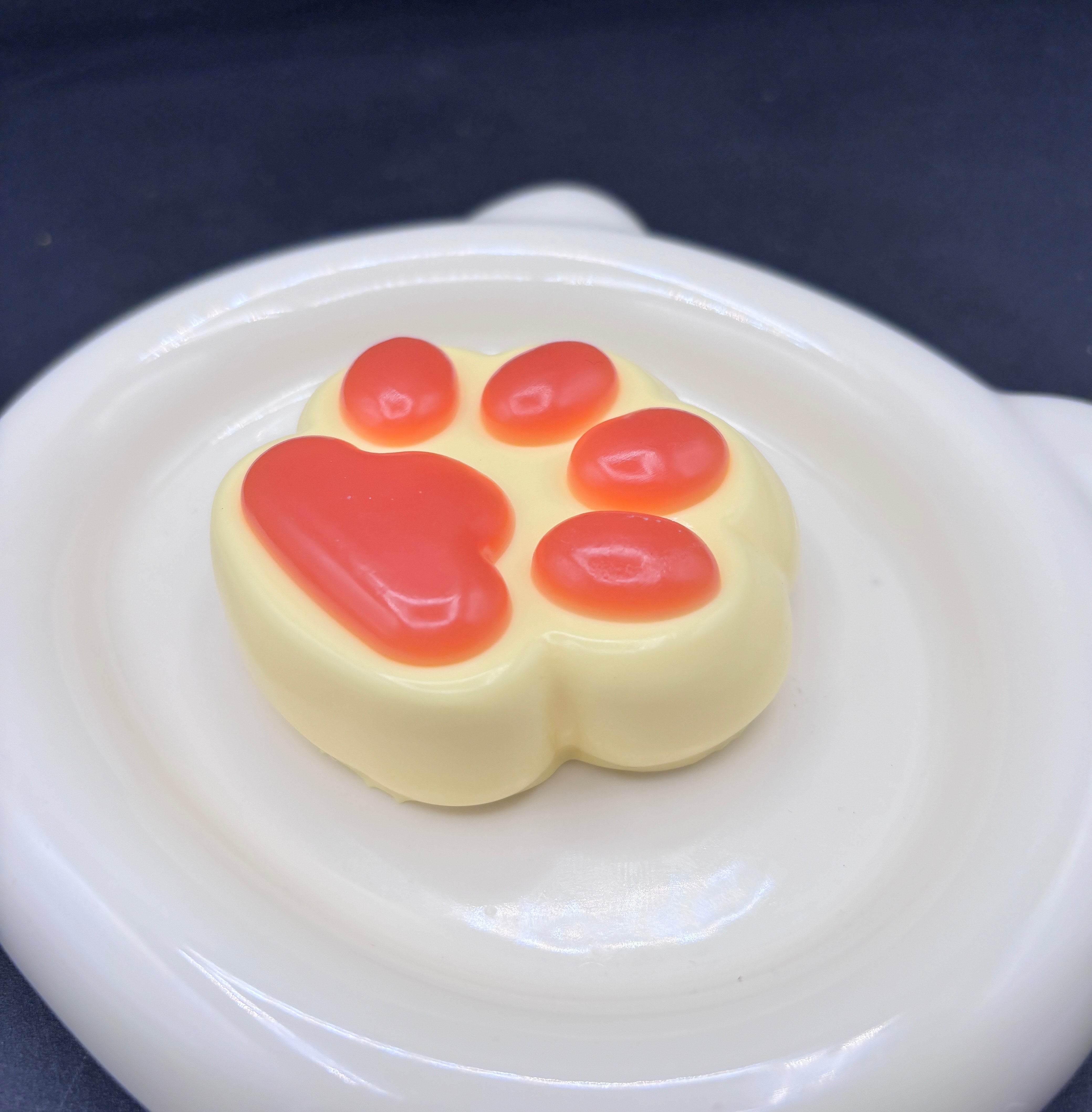 Handmade Cheesecake Cat Paw Squishy Toy