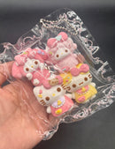 Pack of 4 kitty friends cute detailed taba squishy