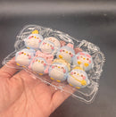 Pack of 8 mini snow penguin cute taba squishy