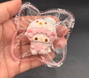 Mini sweet piano keychain cute  taba squishy