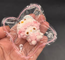 Mini sweet piano keychain cute  taba squishy