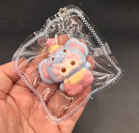 Mini piano elephant keychain cute  taba squishy