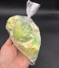 Wax cracking fruit squishy bag (apple) (more watery check vid)