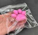 Large clear cat paw with beans water texture super soft (6 colors) Cat Paw Squishy Toy