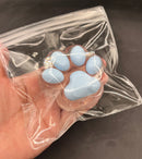 Large clear cat paw with beans water texture super soft (6 colors) Cat Paw Squishy Toy