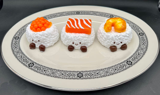 Jelly cat sushi plate