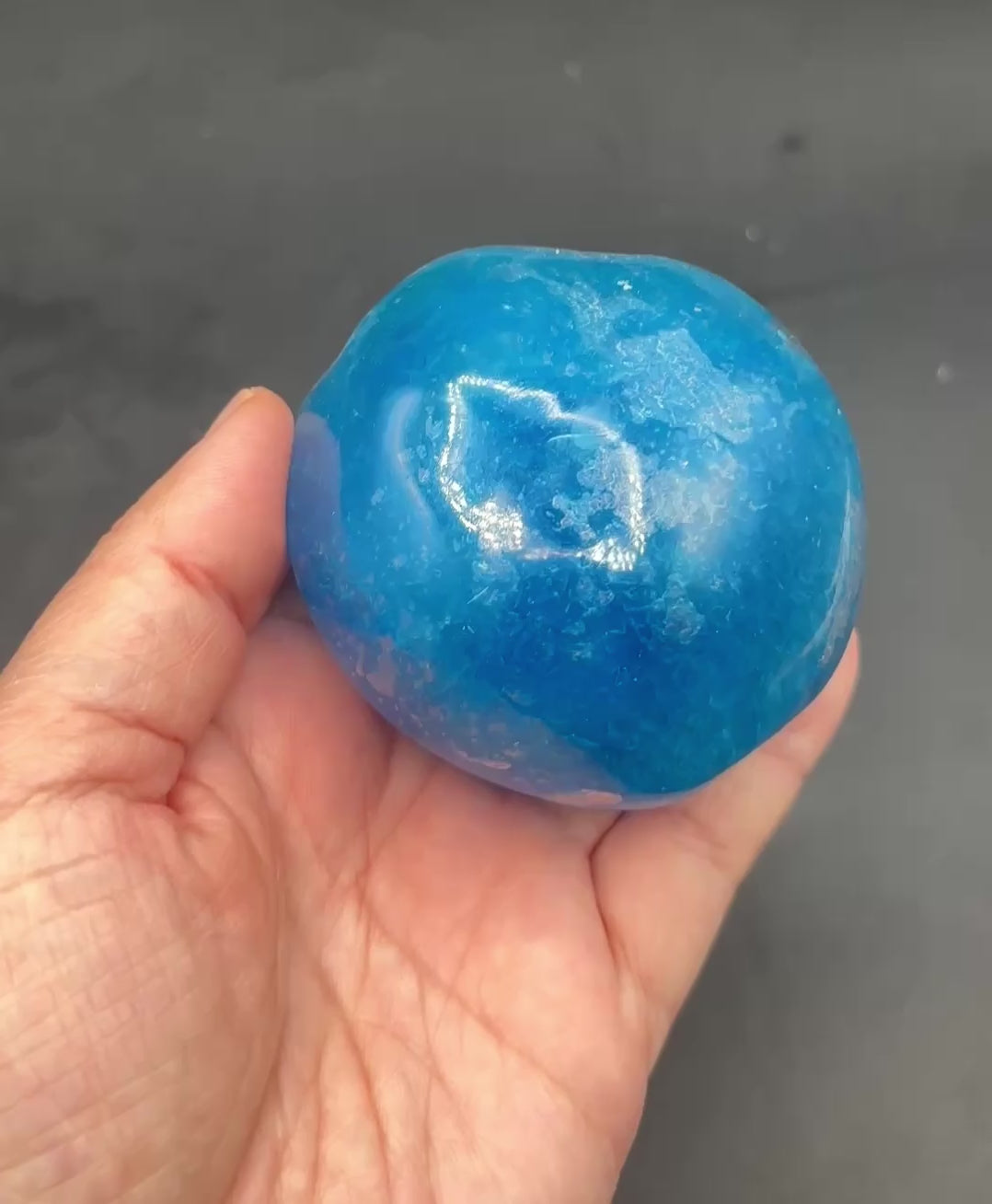 Crunchy blue razz slush stressball