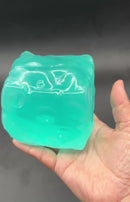 Jumbo 7cm super soft thin skinned aqua cheese stressball