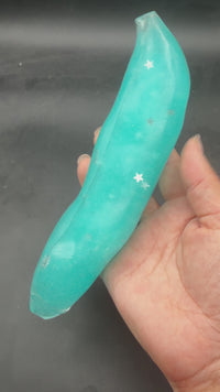 Large slush star banana stressball (moldable & soft)