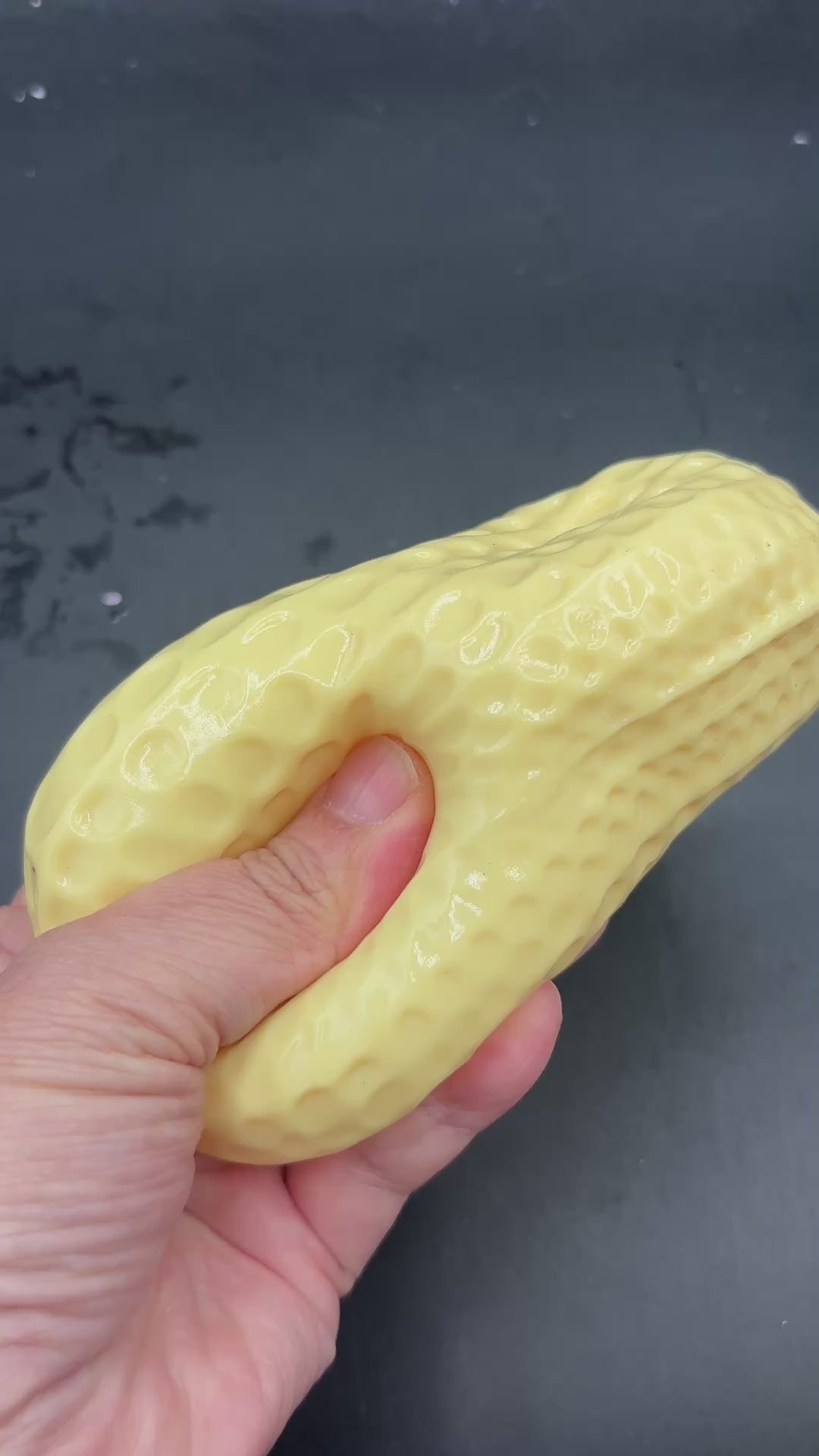 Vaseline peanut stressball moldable