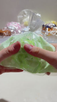 Wax cracking fruit squishy bag (apple) (more watery check vid)