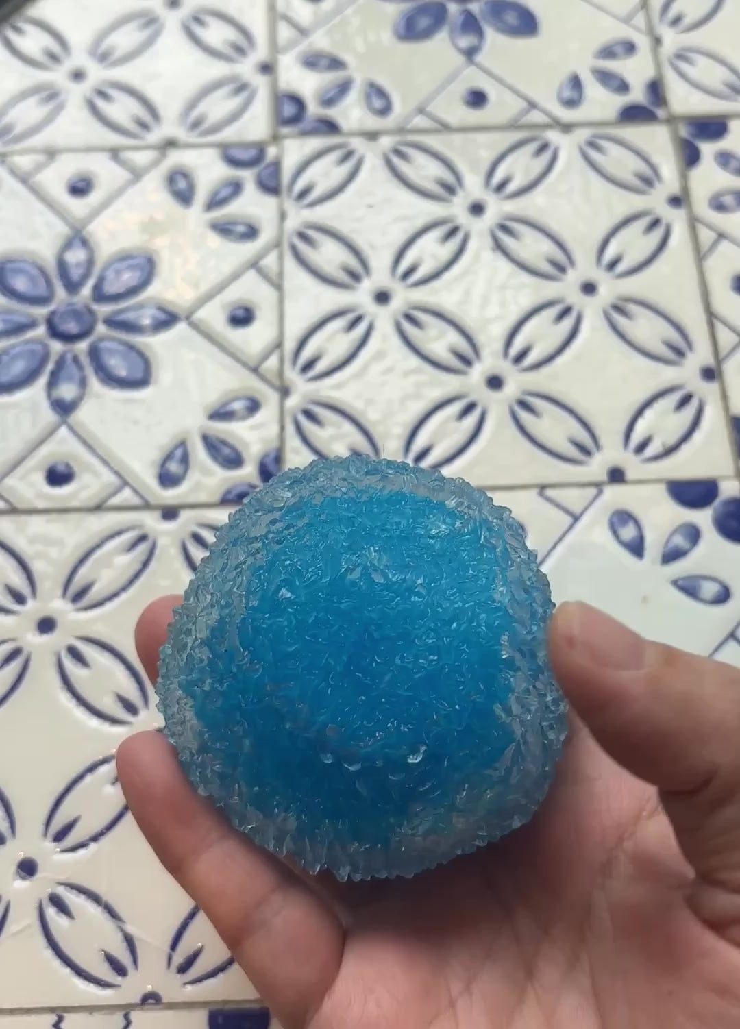 Blue Razz large slushy crunchie stressball